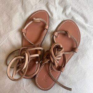 Mango leather straps sandals